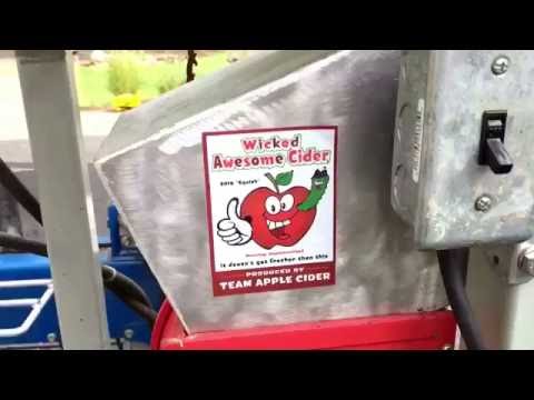 Apple Cider Day 2016 - Modified Weston Apple Grinder