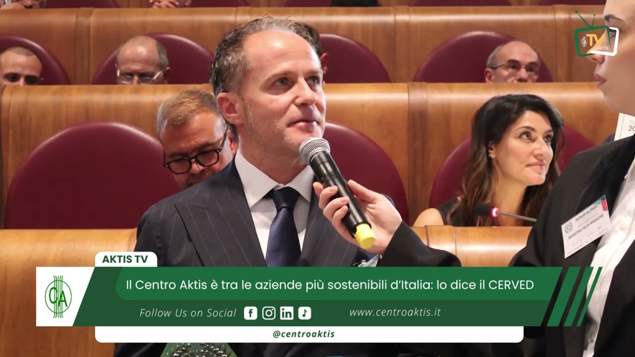 Premio Industria Felix ESG: il Centro Aktis è tra le imprese più sostenibili d'Italia