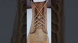 How to Lace Brown Boots for Men #footcomfort #lacing #lacinghacks #menshoesfashion  #boots