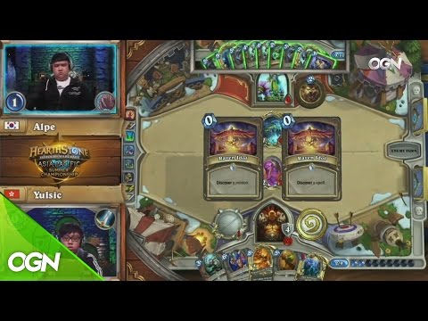 [2016.10.02] 8강 Alpe vs Yulsic 하스스톤 APAC 하계 월드챔피언십 2016