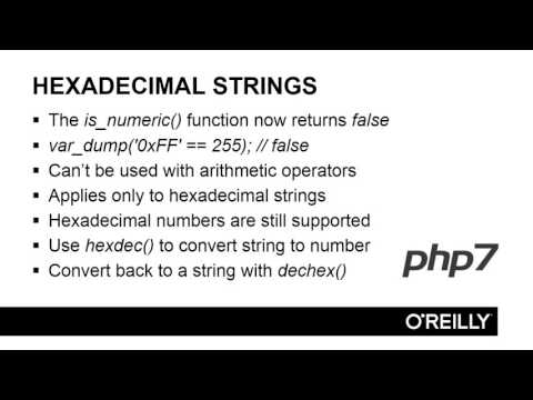 Up to Speed with PHP 7 Tutorial | Changes To Existing Features