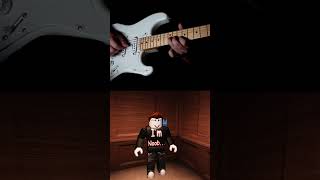 อยู่ในลิฟท์เกมประตูบนกีตาร์  DOORS Elevator Jam Guitar Cover #shorts