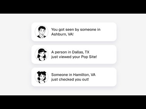 Introducing: Alerts on Pop Site