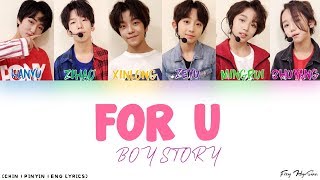 Download lagu BOY STORY - For U [Color Coded Chinese|Pinyin|Eng Lyrics] 歌词 mp3