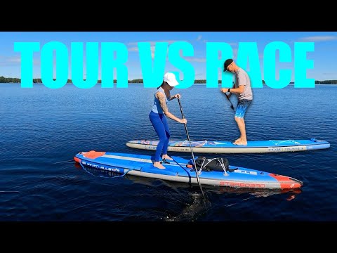 What is best for you? Race vs Touring Comparison Review Starboard Tikhine All star sup Inflatable.