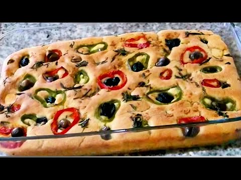 Big Bubble, NO-Knead Focaccia Bread | SOFT & EASY Focaccia!