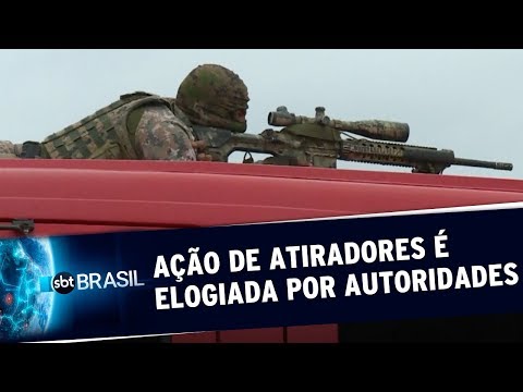 Ação de atiradores de elite é elogiada por autoridades | SBT Brasil (20/08/19)