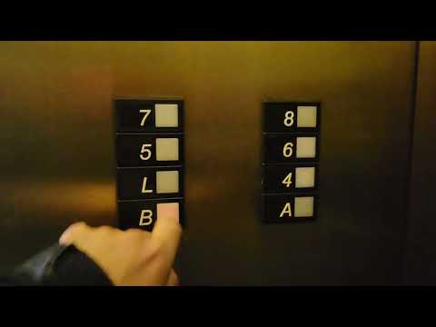 Reupload: Amazing Custom 1987 Otis Series 1 Traction Parking Elevators @ 1000 2nd Avenue, Seattle WA