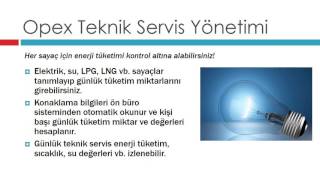 Opex Teknik Servis Yönetimi