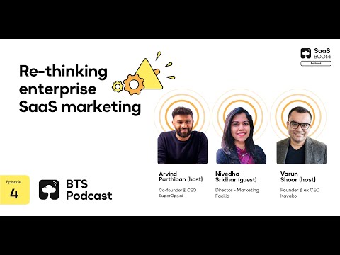 Nivedha Sridhar, Facilio | BTS Ep4 | SaaSBoomi Podcast - YouTube