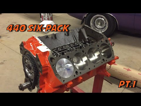 1970 440-6 pack build for roys challenger aka ( plum crazy )