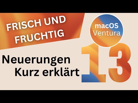 MacOS 13 Ventura Tipps, Tricks und Neuerungen