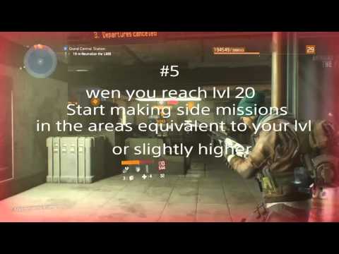 The Division - How to reach Level 30 FAST ( 6 Tips )