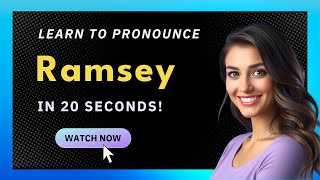 How to pronounce Ramsey