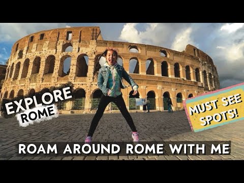 MUST-SEE spots in Rome with kids all within walking distance!  Explore Rome with #SuperCuriousKid