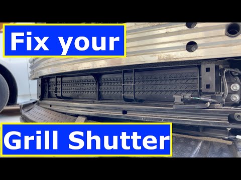 How to fix a blocked Grill Shutter on a Toyota Corolla or Corolla Hybrid.