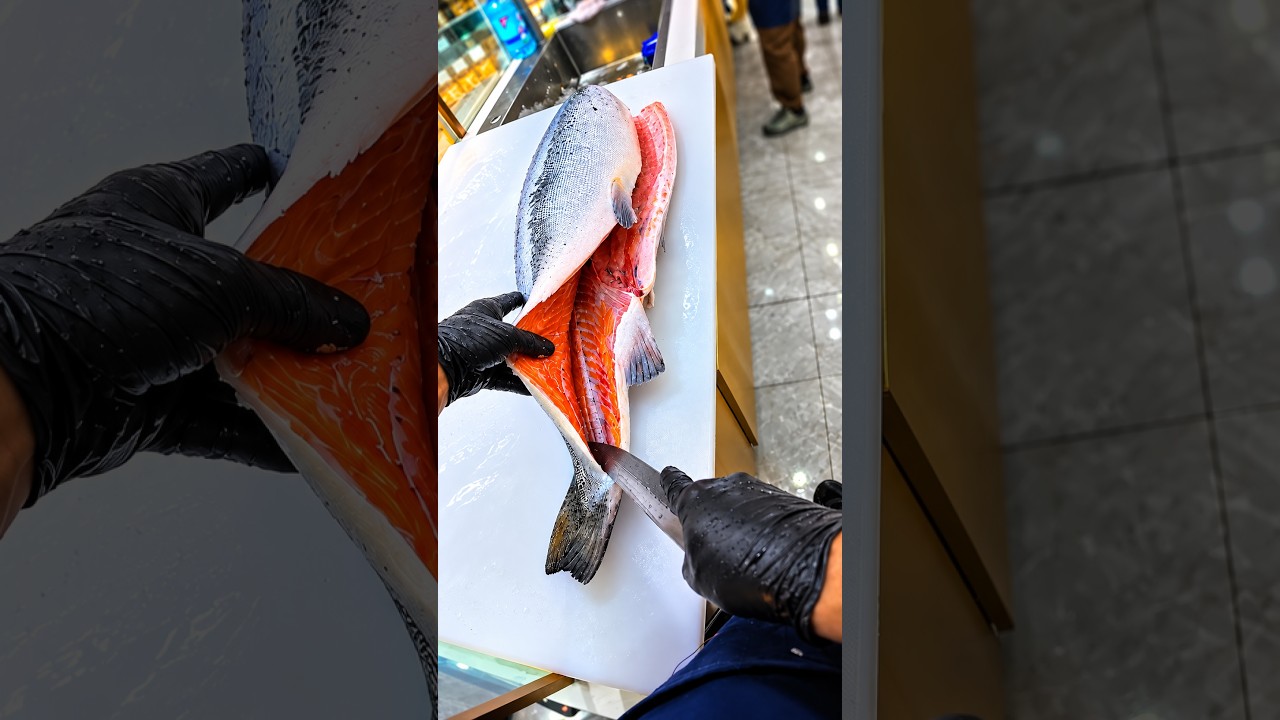Flawless Salmon Butchery! Pure Craft🔪✨