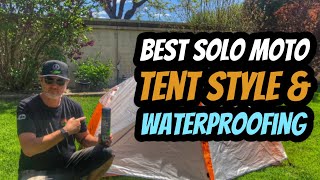 Best Tent Style and Waterproofing | Motorcycle Camping