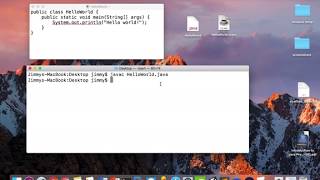 Compile and Run a Java Program Using Command Line Terminal on Mac
