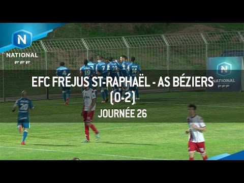 J26 : EFC Fréjus-St-Raphaël - AS Béziers (0-2), le résumé