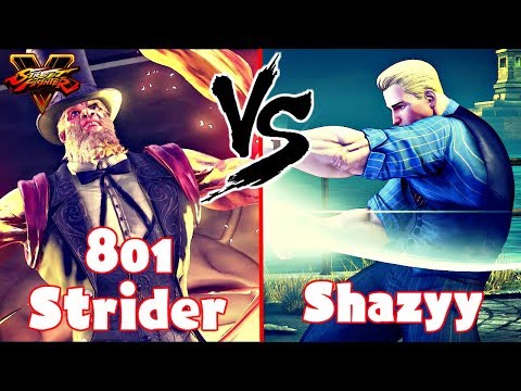 SFV AE - 801 Strider (G) vs Shazyy (Cody)
