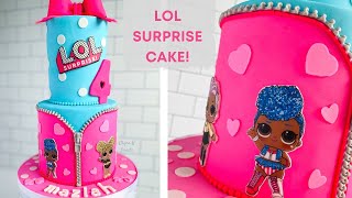 LOL SURPRISE CAKE! I Birthday Cake Ideas I Chyna B Sweets