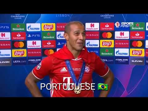 THIAGO ALCÂNTARA SPEAKING DIFFERENT LANGUAGES