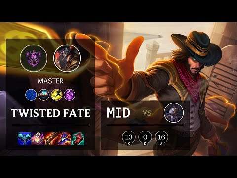Twisted Fate Mid vs Orianna - EUW Master Patch 11.10