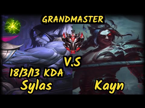 Lamabear (SYLAS) vs KAYN - 18/3/13 KDA JUNGLE GAMEPLAY - EUW Ranked GRANDMASTER
