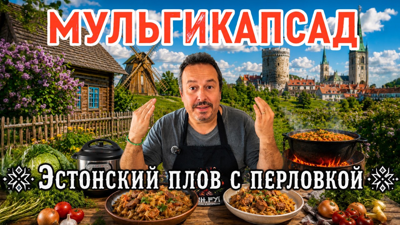 Мульгикапсад: эстонский «плов» с квашеной капустой, перловкой и свининой