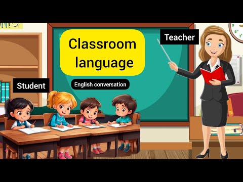 Classroom Language 👄💬 | Easy Conversation For Begginers | Listening & Speaking🗣️