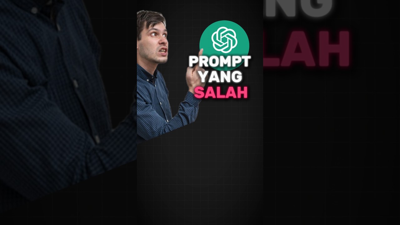 How to Type the Correct ChatGPT Prompt #AIIndonesia #LearnAI