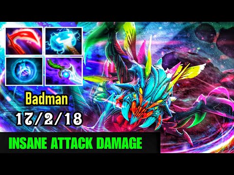 Weaver SafeLane - The Damage Is Insane Crazy Physical Build 7.22 Dota 2