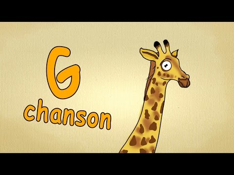 alphabet en francais chanson - La lettre G chanson - Apprendre l'alphabet en s'amusant
