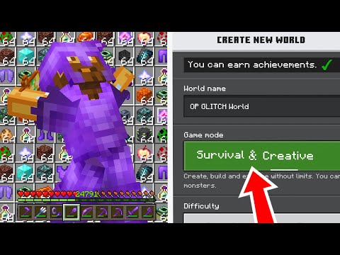 How To Make A Survival World With Full Access To CREATIVE And Still Get Achievements! (3 Methods)