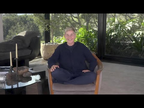 Ellen Is Back, Sharing Words of Encouragement from Her Living Room