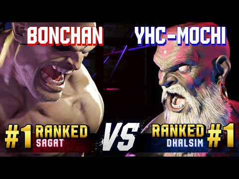 SF6 ▰ BONCHAN (Sagat / Akuma) vs YHC-MOCHI (#1 Ranked Dhalsim) ▰ High Level Gameplay
