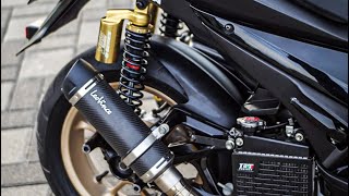 Download lagu LEOVINCE GP CORSA EVO CARBON EXHAUST FOR AEROX !! mp3