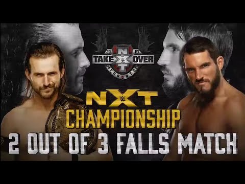 Adam Cole vs. Johnny Gargano - Official Match Card - NXT Takeover: Toronto II 2019