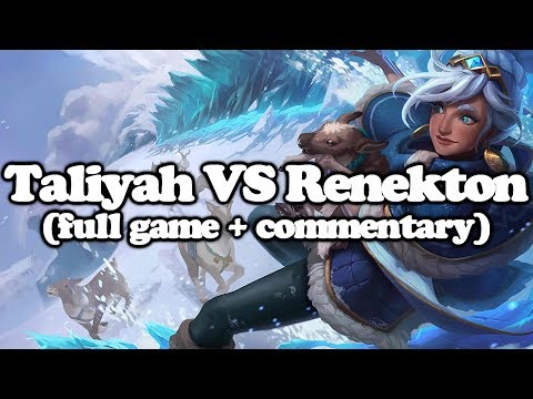 Climbing to Master: The quest towards becoming Best Taliyah EU - Taliyah vs Renekton