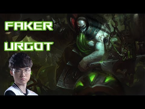 Faker - Urgot Mid - 8.21 - Full Game - LOL #55