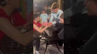 Ness The Kid loses arm wrestle to 13 year old😱