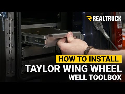 How to Install Taylor Wing Wheel Well Toolbox