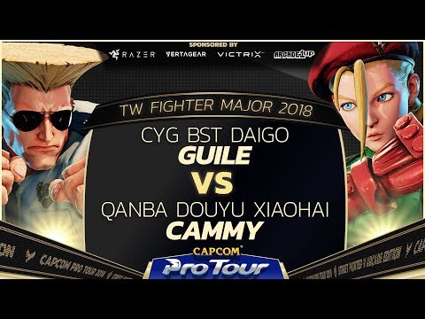 CYG BST Daigo vs Qanba Douyu XiaoHai - TW Fighter Major 2018 Day 2 Top 32 - SFV - CPT 2018