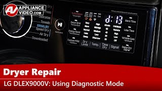 LG Dryer - Diagnostics, Error Codes & Troubleshooting by Factory Authorized Technician