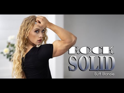 Rock Solid! Buff Blondie Female Muscle Goddess Sophie Hemphill