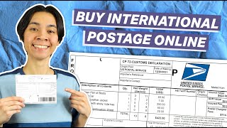 How To Buy USPS International Postage Online [Click-N-Ship]