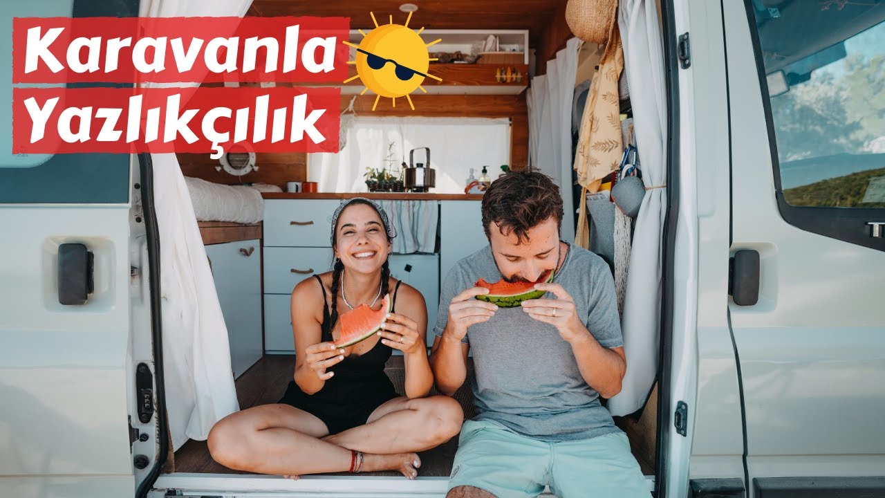 Campervan as a Summer Cottage in Bodrum, Turkey - Trail of Us Van Life