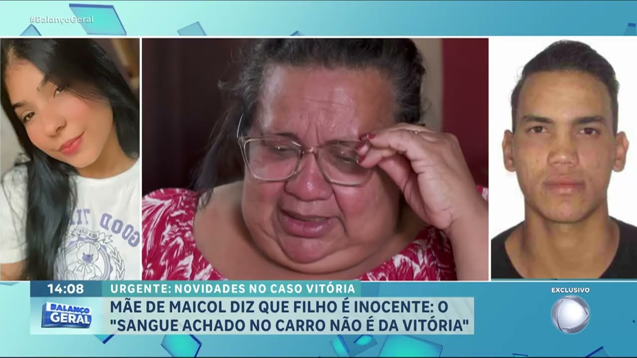 Exclusivo: mãe de Maicol suspeito preso pela morte de Vitória, fala pela primeira vez |BALANÇO GERAL