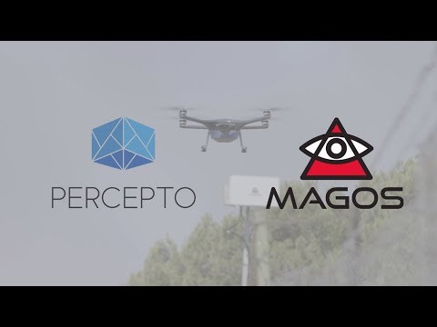 Fully Autonomous Site Security & Monitoring - Percepto & Magos logo